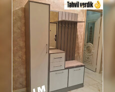 Dəhliz dolabı təmiz laminatla