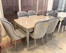 Boz masa dəsti stolstul ucuz