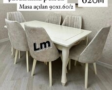 Masa + oturacaqlar