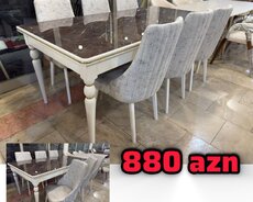 Yağmur masa stul desti