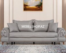 roma divan yenidir bazalı acilan model boz divan