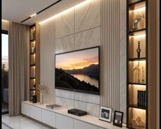 Tv stend sifarişlə hazırlanır