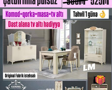 Qonaq otağı dəsti + tv altı hədiyyə