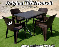 Yeni Plastik masa dəstləri