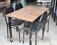 Kafe, bağ, mətbəx üçün masa destleri