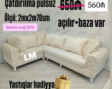 Açılan künc divan